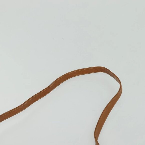 CELINE Macadam Canvas Shoulder Bag PVC Brown Gold Auth - Picture 9 of 16